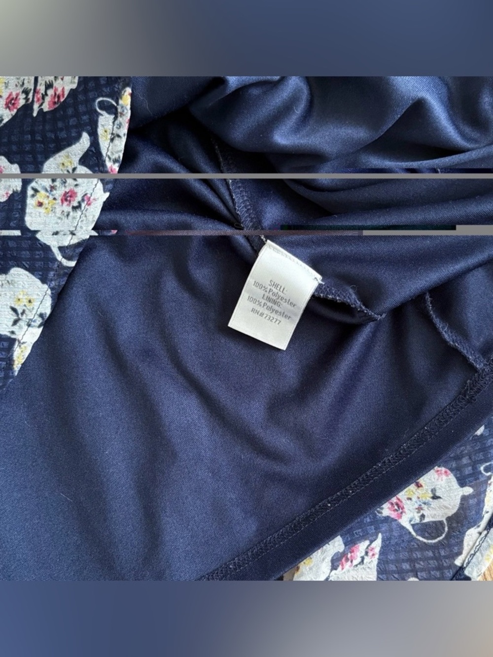 Disney Collection LC Lauren Conrad Teapot Chiffon Dress XXL Whimsical Feminine - Picture 10 of 11